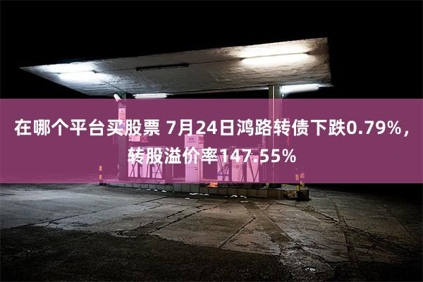 在哪个平台买股票 7月24日鸿路转债下跌0.79%，转股溢价率147.55%